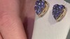 Boucles d'oreilles en argent et Tanzanite (Gems en Vogue)