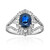 Blauer Ceylon-Saphir-Goldring (CIRARI)