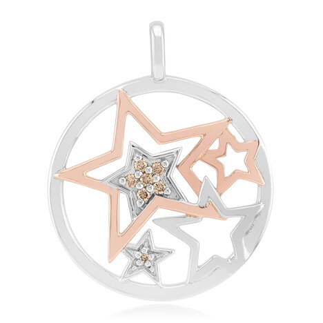 I1 Argyle-Rose de France-Brillant-Silberanhänger (Annette)