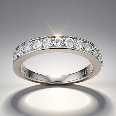 Anello in argento con Zircone