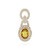 14K Yellow Ceylon Sapphire Gold Pendant (AMAYANI)