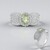 Anello in argento con Granato Menta Merelani