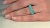 Zilveren ring met Sleeping Beauty Turkooisen