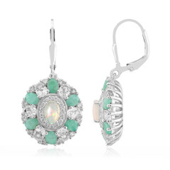 Pendientes en plata con Ópalo de Welo