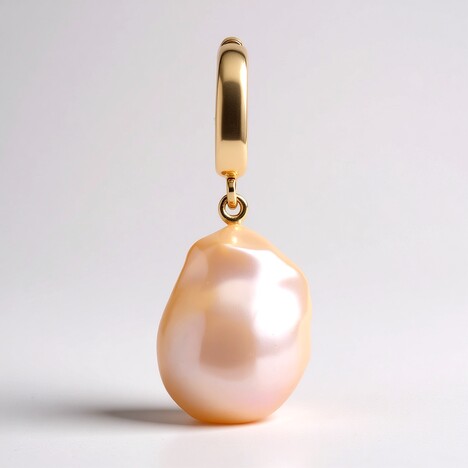 Ciondolo in argento con Perla d'Acqua Dolce Rosa (TPC)