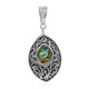 Pendentif en argent et Coquillage d'Abalone (Art of Nature)