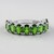 Anello in argento con Diopside Russo