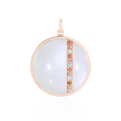 Ciondolo in argento con Pietra di Luna Bianca