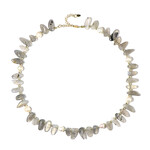 Collar en plata con Labradorita (Riya)