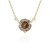 Gouden halsketting met een I2 Champagne Diamant (de Melo Gold)