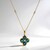 Collana in oro con Zaffiro Petrolio (CIRARI)