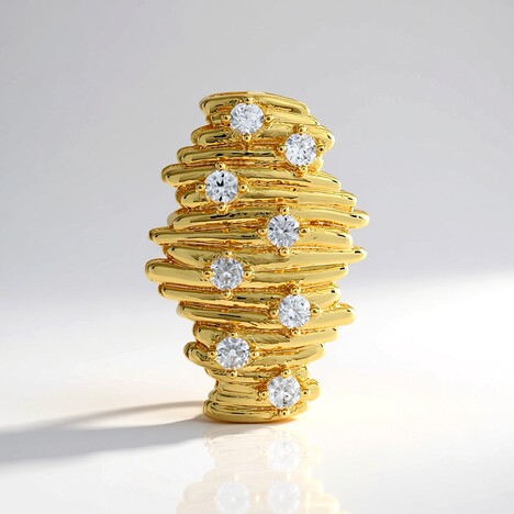 Ciondolo in argento con Zircone (MONOSONO COLLECTION)