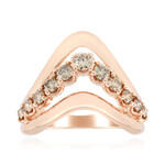 Anello in oro con Diamante Rose de France SI1 di Argyle (Annette)