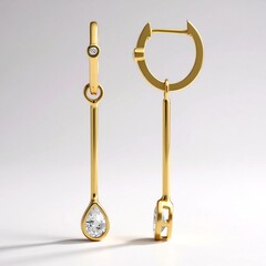Orecchini in argento con Topazio Bianco