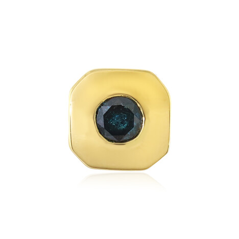 Zilveren hanger met een I3 Champagne Diamant (MONOSONO COLLECTION)