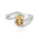 Anello in argento con Berillo Giallo