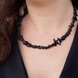 Collar en plata con Obsidiana plateada
