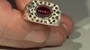 Zilveren ring met een Mozambique granaat (Annette classic)