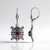Orecchini in argento con Diaspro Rosso  (Desert Chic)