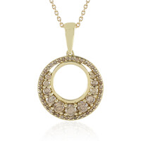 Collier en or et Diamant champagne I2 (de Melo)