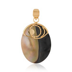 Perlmutt-Silberanhänger (Bali Barong)