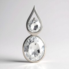 Ciondolo in argento con Kunzite Bianca