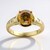 Anello in oro con Sfalerite (CIRARI)