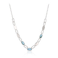 Larimar-Silbercollier