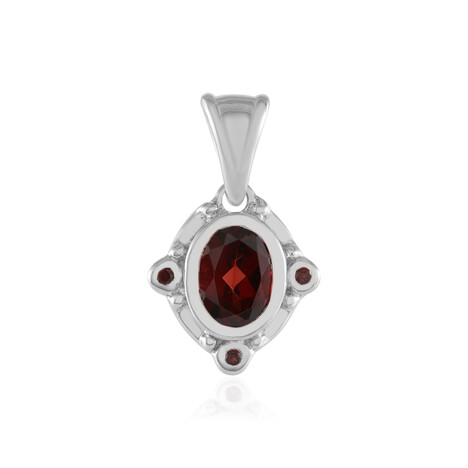 Zilveren hanger met een Mozambique granaat
