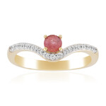Gouden ring met een pezzottaiet