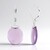 Orecchini in argento con Calcedonio Lavanda (MONOSONO COLLECTION)