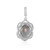 Pendentif en argent et Labradorite rose de Maniry