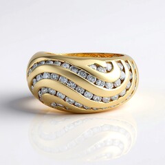 Anello in oro con Diamante I2 (H) (de Melo Gold)