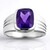 Anello in argento con Ametista Siberiana