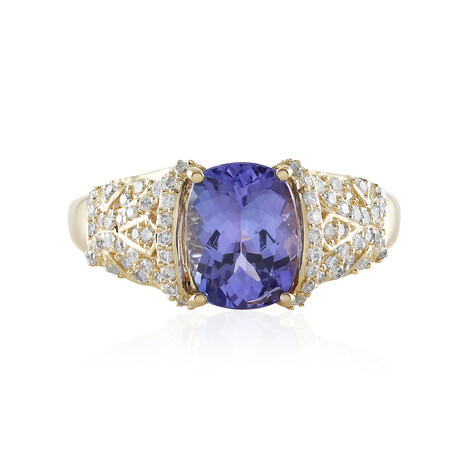 Anello in oro con Tanzanite AAA (de Melo)