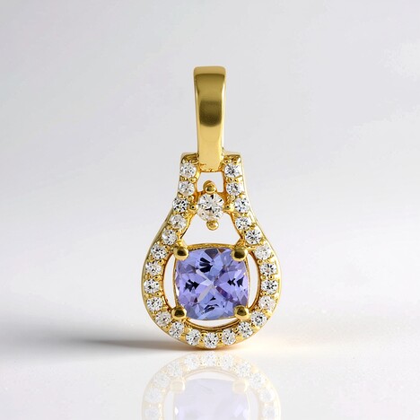 Ciondolo in argento con Tanzanite