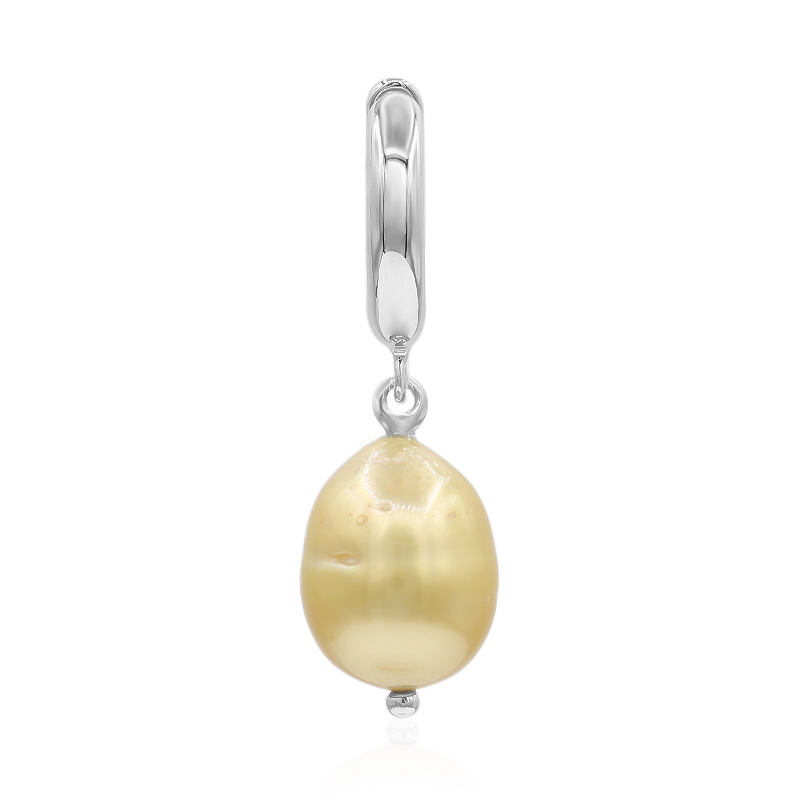Golden South Sea Pearl Silver Pendant