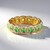 Anello in argento con Tsavorite della Tanzania