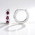Orecchini in argento con Rodolite