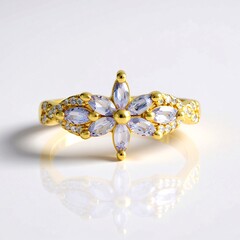 Anello in argento con Tanzanite