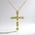 Collier en argent et Péridot de Birmanie