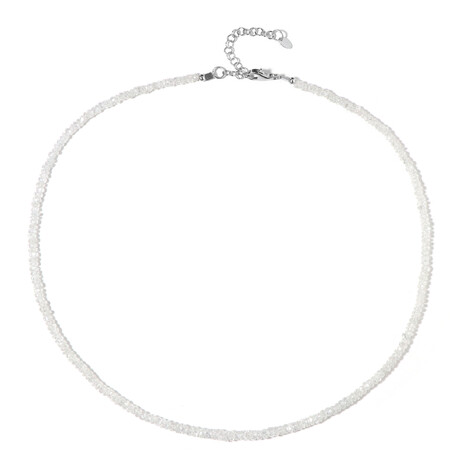 Collar en plata con Zafiro blanco