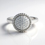 Anello in argento con Zircone