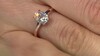 Bague en argent et Zircon (Adela Silber)