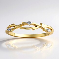 Anello in oro con Diamante SI1 (G)