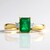 Anello in oro con Smeraldo Colombiano (CIRARI)