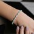 Colombian Emerald Silver Bracelet