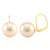 Kabira Golden South Sea Pearl Silver Earrings (Annette)
