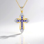 Collana in argento con Tanzanite (Gems en Vogue)