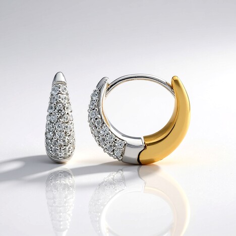 Orecchini in argento con Zircone